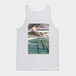 Mermaid on Marooners' Rock by Alice B. Woodward Tank Top